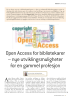 0pen Access for bibliotekarer - nye utviklingsmuligheter for en gammel