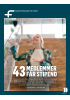 43 MEDLEMMER FÅR STIPEND
