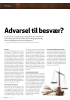 Advarsel til besvær?
