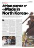 Afrikas største er «Made in North Korea»