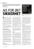 AIS FOR ØKT SIKKERHET