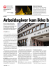 Arbeidsgiver kan ikke bare trekke lønn