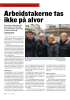 Arbeidstakerne tas ikke på alvor