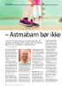 - Astmabarn bør ikke slippe gym