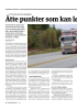 Åtte punkter som kan løse transportfloka i EU