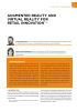 AUGMENTED REALITY AND VIRTUAL REALITY FOR RETAIL INNOVATION