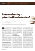 Automatisering - på rettssikkerheten løs?