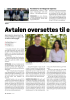 Avtalen oversettes til engelsk