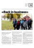 «Back in business»