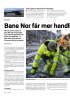 Bane Nor får mer handlingsrom og friere tøyler