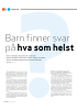 Barn finner svar på hva som helst