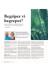 Begriper vi begrepet?