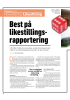 Best på likestillingsrapportering