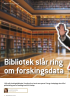 Bibliotek slår ring om forskingsdata
