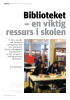 Biblioteket - en viktig ressurs i skolen