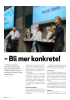 - Bli mer konkrete!