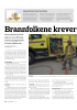 Brannfolkene krever å få bli