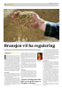 Bransjen vil ha regulering