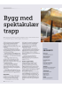 Bygg med spektakulær trapp
