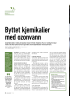 Byttet kjemikalier med ozonvann