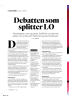 Debatten som splitter LO