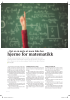 - Det er en myte at noen ikke har hjerne for matematikk