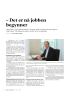 - Det er nå jobben begynner