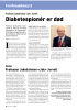 Diabetespionér er død