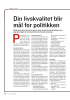 Din livskvalitet blir mål for politikken