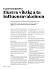 Ekstra viktig å ta influensavaksinen