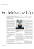 En følelse av håp