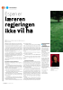 Espen er læreren regjeringen ikke vil ha