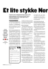 Et lite stykke Norge må bli i Norge