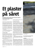 Et plaster på såret