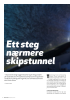 Ett steg nærmere skipstunnel