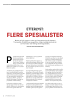 ETTERLYST: FLERE SPESIALISTER