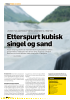Etterspurt kubisk singel og sand