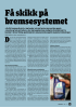 Få skikk på bremsesystemet