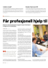 Får profesjonell hjelp til verving