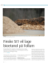 Finske St1 vil lage bioetanol på Follum