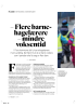 - Flere barnehagelærere - mindre voksentid