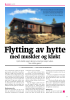 Flytting av hytte med muskler og kløkt