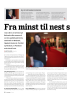 Fra minst til nest størst