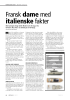Fransk dame med italienske fakter