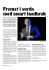 Fremst i verda med smart landbruk