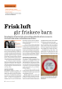 Frisk luft gir friskere barn