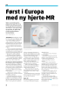 Først i Europa med ny hjerte-MR