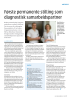 Første permanente stilling som diagnostisk samarbeidspartner