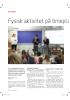 Fysisk aktivitet på timepl a l anen