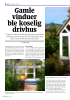 Gamle vinduer ble koselig drivhus